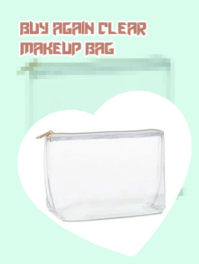 Clear cosmetic bags