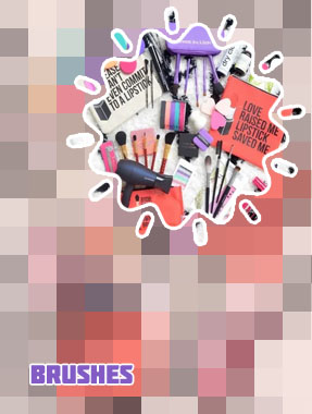 Cute makeup brushes
