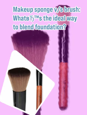 Foundation brush makeup