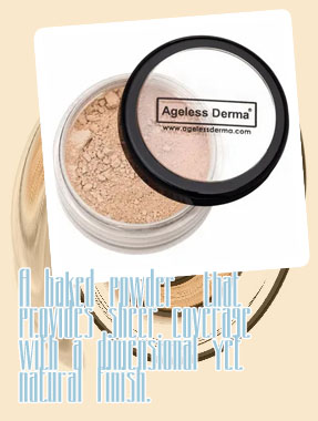 Natural powder makeup