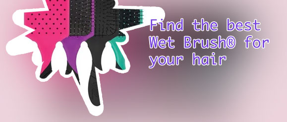 Paddle brush makeup