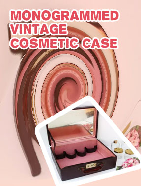 Vintage cosmetic case